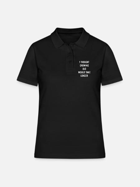 Vieillir - Polo Femme - noir