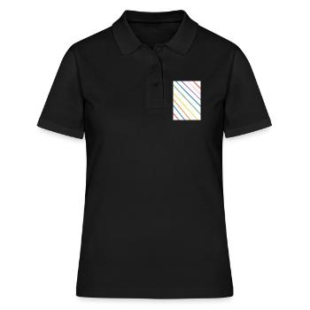 Creativity-Time - Frauen Polo Shirt - Schwarz - Vorne - Ailine (174cm)