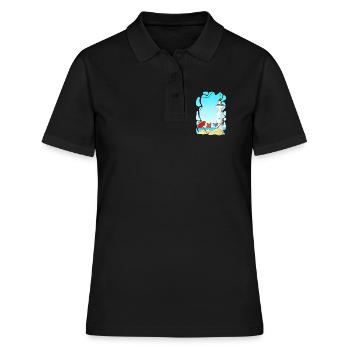 Phare sur Sunny Beach - Polo Femme - noir - Devant - Ailine (174cm)