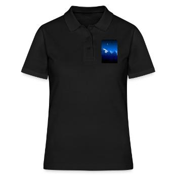mountains - Women's Polo Shirt - black - Front - Ailine (174cm)