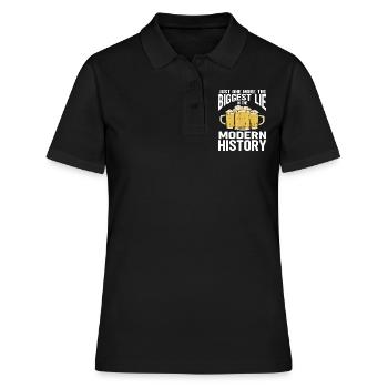 Funny Beer Brewing - Women's Polo Shirt - black - Front - Ailine (174cm)