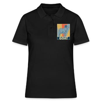 goat - Women's Polo Shirt - black - Front - Ailine (174cm)