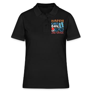 2nd Grade Bye Schools Out Last Class Day Of Summer - Polo Femme - noir - Devant - Ailine (174cm)