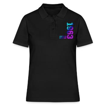 Year 1963 Retro 1963 Vintage 1963 Oktober 1963 - Frauen Polo Shirt - Schwarz - Vorne - Ailine (174cm)