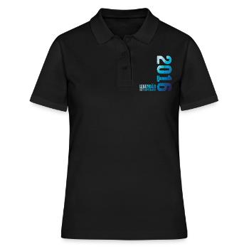 Septembre 2016 Année 2016 Rétro 2016 Millésime 2016 - Polo Femme - noir - Devant - Ailine (174cm)