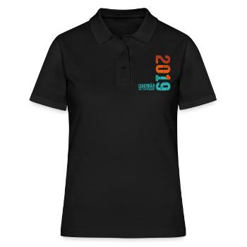 Septembre 2019 Légendaire depuis - Polo Femme - noir - Devant - Ailine (174cm)