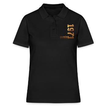 Legendary since September 1971 Birthday - Women's Polo Shirt - black - Front - Ailine (174cm)