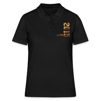 Légendaire depuis septembre 2015 Anniversaire - Polo Femme - noir - Devant - Ailine (174cm)