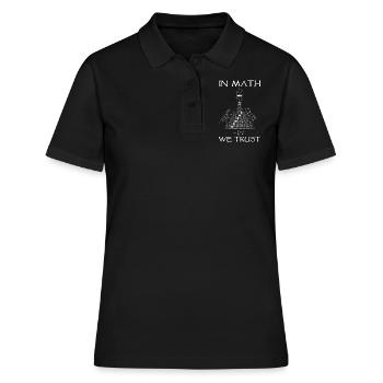 En maths, nous faisons confiance aux fans de Pi Day Mathematik - Polo Femme - noir - Devant - Ailine (174cm)
