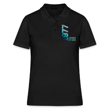 Legendär Seit März 1977 März 1977 Geburtstag 1977 - Frauen Polo Shirt - Schwarz - Vorne - Ailine (174cm)