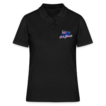 Îles Cook - Polo Femme - noir - Devant - Ailine (174cm)