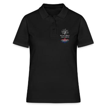 Kroatien Never Forget Your Roots - Frauen Polo Shirt - Schwarz - Vorne - Ailine (174cm)