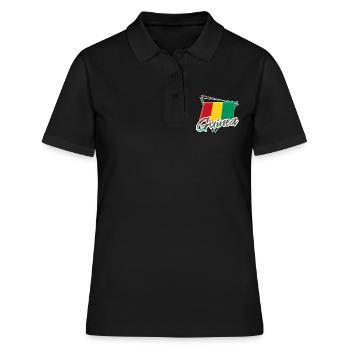 Guinée - Polo Femme - noir - Devant - Ailine (174cm)