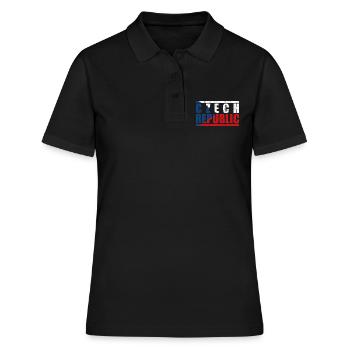 Tschechische Republik - Frauen Polo Shirt - Schwarz - Vorne - Ailine (174cm)