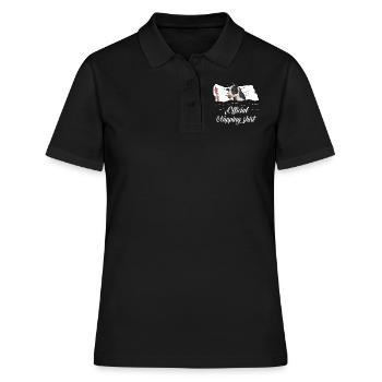 Kuh Schlafshirt Kühe Geschenk - Frauen Polo Shirt - Schwarz - Vorne - Ailine (174cm)