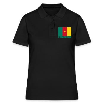 Cameroon - Women's Polo Shirt - black - Front - Ailine (174cm)