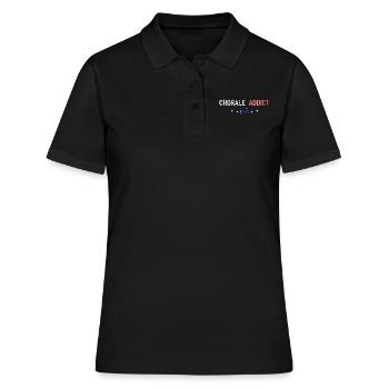 Chorale addict - Polo Femme - noir - Devant - Ailine (174cm)