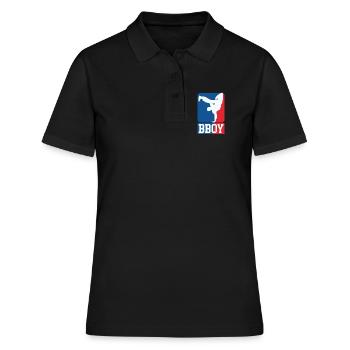 Breakdance B-Boy Streetdance Design Hip Hop Danse - Polo Femme - noir - Devant - Ailine (174cm)