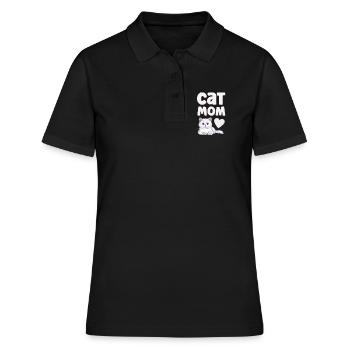 Chats Chats - Polo Femme - noir - Devant - Ailine (174cm)
