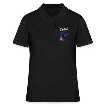 Stock Bull Bull Chart Profit Rocket Gift - Polo Femme - noir - Devant - Ailine (174cm)