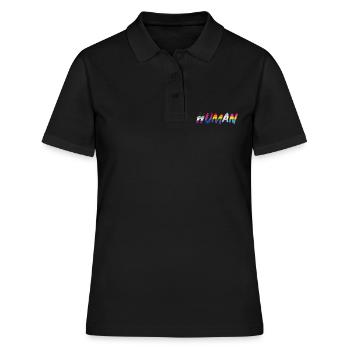 Human - Women's Polo Shirt - black - Front - Ailine (174cm)