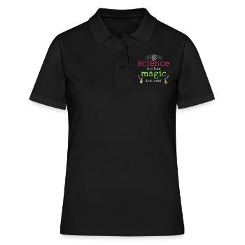 Science science science - Polo Femme - noir - Devant - Ailine (174cm)