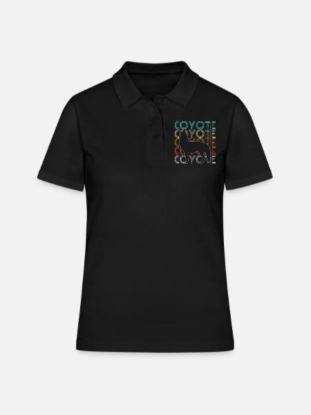 coyote - Polo Femme - noir