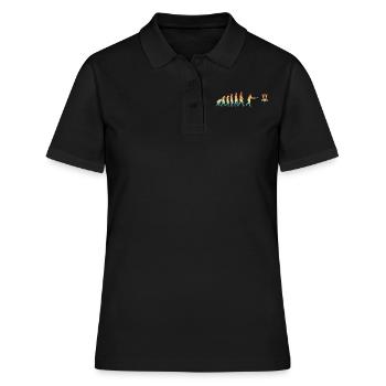 Disc golf - Polo Femme - noir - Devant - Ailine (174cm)