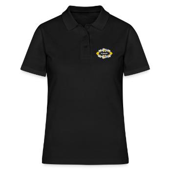 Les fleurs d’été enfin l’été - Polo Femme - noir - Devant - Ailine (174cm)