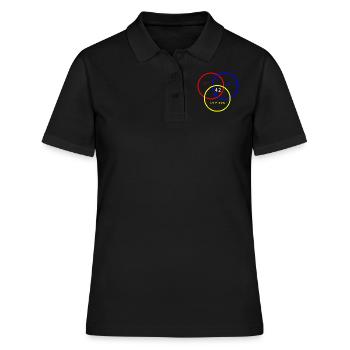 42 Sci Fi Ist Die Antwort - Frauen Polo Shirt - Schwarz - Vorne - Ailine (174cm)