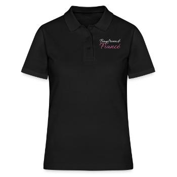 Engagement friend - Women's Polo Shirt - black - Front - Ailine (174cm)