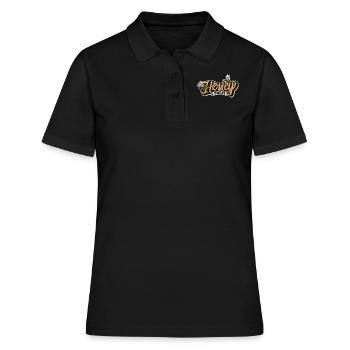 Abeille à miel Honey Hunter Apiculteur - Polo Femme - noir - Devant - Ailine (174cm)