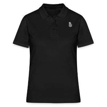 Karaoke Singer Microphone Vocalist - Frauen Polo Shirt - Schwarz - Vorne - Ailine (174cm)