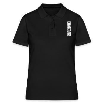 Drag Racing Race Car Vintage Drag - Polo Femme - noir - Devant - Ailine (174cm)