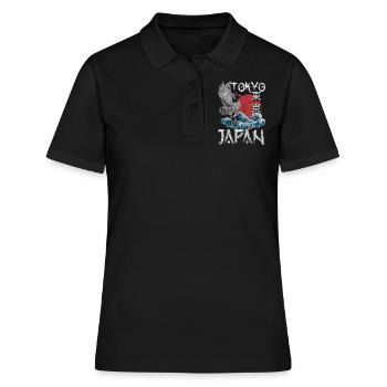 Escapade citadine en Asie - Polo Femme - noir - Devant - Ailine (174cm)