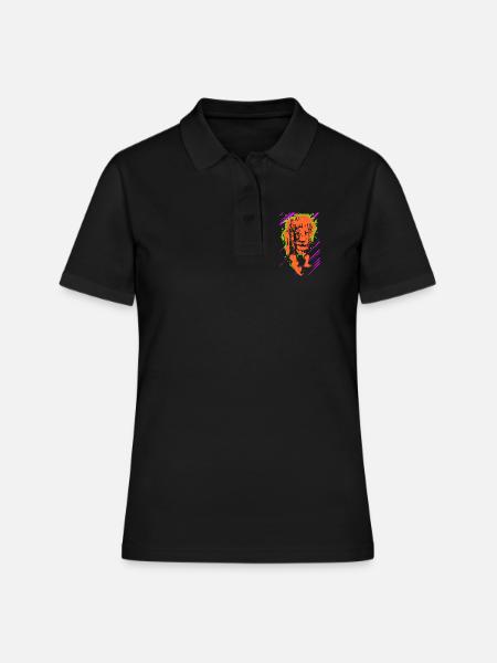 Lion - Polo Femme - noir