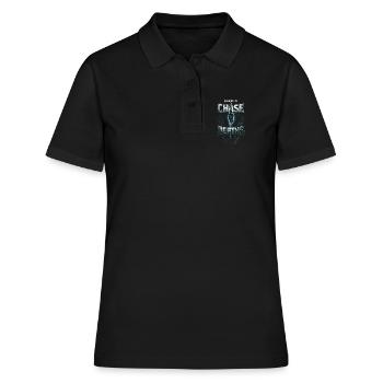 Freediving Freediving Chase Depths - Women's Polo Shirt - black - Front - Ailine (174cm)