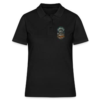 Travailleur en eaux profondes Vie pour toujours - Polo Femme - noir - Devant - Ailine (174cm)