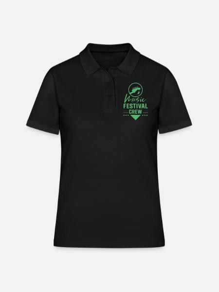Music Festival Musikfest Festivals Festival-goers - Women's Polo Shirt - black