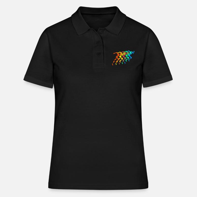 Athlétisme Runner Bunt Sprinter - Polo Femme - noir