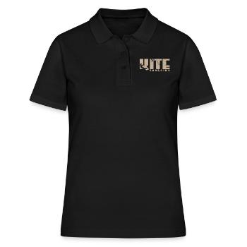 Kite Boarding - Frauen Polo Shirt - Schwarz - Vorne - Ailine (174cm)