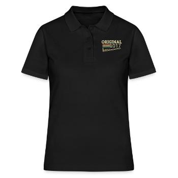 Cadeaux intemporels: Rétro 2017 - Polo Femme - noir - Devant - Ailine (174cm)