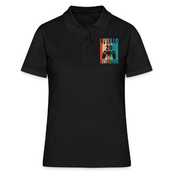 Niveau 20 - Polo Femme - noir - Devant - Ailine (174cm)