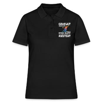 Blutiger Handballtanz - Frauen Polo Shirt - Schwarz - Vorne - Ailine (174cm)