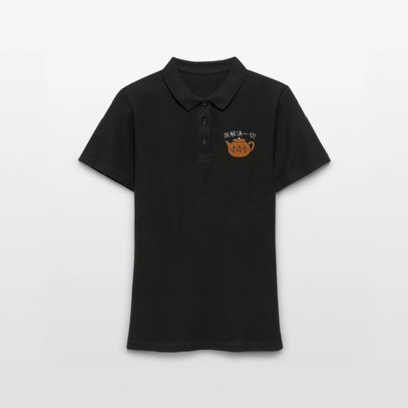 Tea Solves Everything Women's Polo Shirt