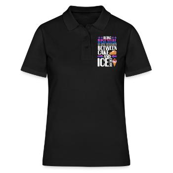 Fierté gaie LGBTQ - Polo Femme - noir - Devant - Ailine (174cm)