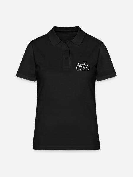 vélo 2 - Polo Femme - noir
