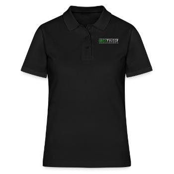 Hacktiviste hacker - Polo Femme - noir - Devant - Ailine (174cm)