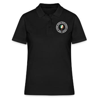 Immer mehr irisch, mit jeder Stunde mehr - Frauen Polo Shirt - Schwarz - Vorne - Ailine (174cm)
