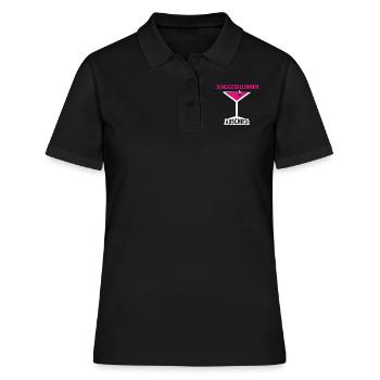 Junggesellinnenabschied - Junggesellin Abschied - Frauen Polo Shirt - Schwarz - Vorne - Ailine (174cm)